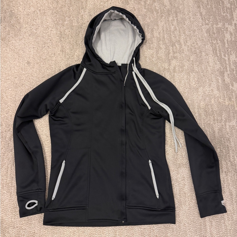 Albion fit Women's Black Hooded Jacket size medium